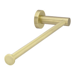 MEIR TIGER BRONZE ROUND GUEST TOWEL RAIL SKU: MR05-R-BB - Towel Rails and Hooks