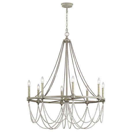 Murray Feiss Beverly Eight Light Chandelier F3332/8FWO/DWW