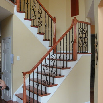 Cherry Steps and railings