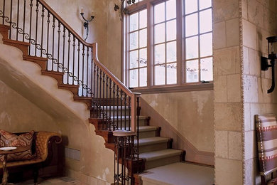 Staircase - mediterranean staircase idea in DC Metro