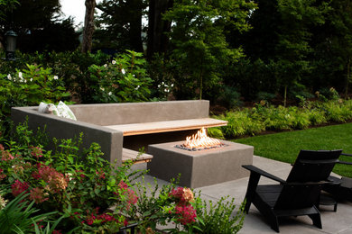 Patio - contemporary patio idea in Portland