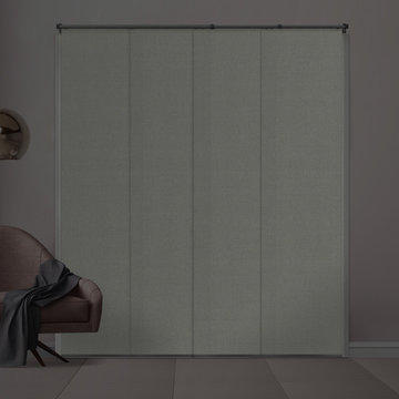 Eclipse Porcelain (Room Darkening) - Panel Track Blinds