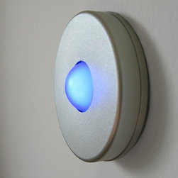 Satin Round Doorbell Button By Luxello LED - Lighting