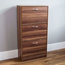 Modern Stylish Shoe Storage Cabinet, MDF With 3-Drawer for Space Saving, Walnut