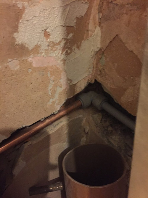 Plastic and copper pipes used together Houzz UK