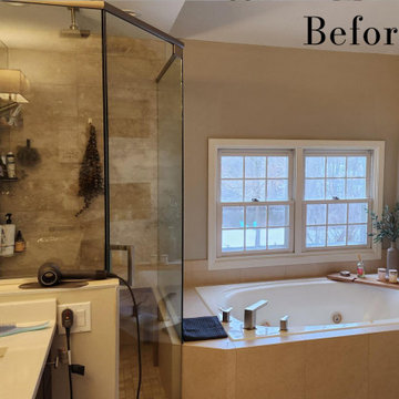 Organized Oasis - A Transitional Bathroom Remodel