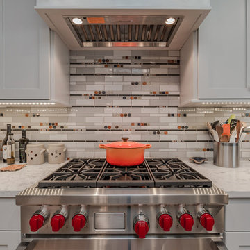 Mod Mosaics Poppy Grey Kitchen