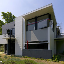 window for the staircase