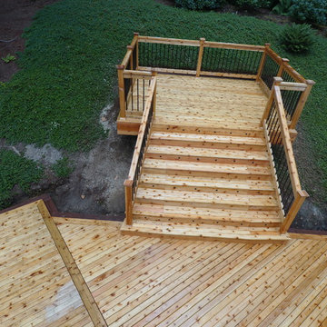 Issaquah-Highlands New Cedar Deck (Teardown, Rebuild, & Expand)