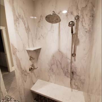 Calacatta Panoramic & Waterfall Granite