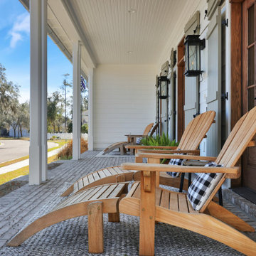 Lowcountry Farmhouse Front Porch