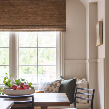 Cozy Eat-In Kitchen Nook with Built-In Banquette Seating
