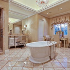 Keller Tx bathroom remodel project - Mediterranean  