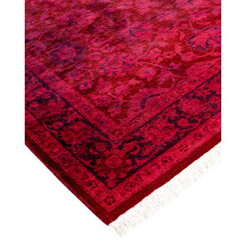 Fine Vibrance, One-of-a-Kind Hand-Knotted Area Rug Pink, 3' 1" x 5' 2"
