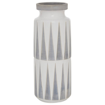 Traditional White Ceramic Vase 32750