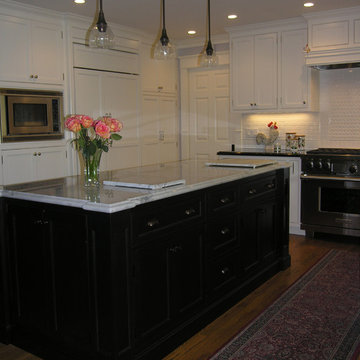 Country Kitchen in Black and White