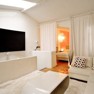 Rénovation d'une maison avec terrasse dans le quartier du Panier à Marseille