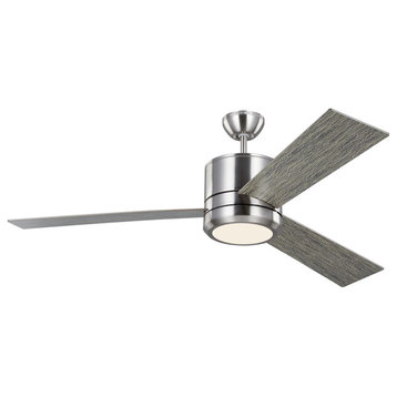 Monte Carlo Fan Company Vision Max Ceiling Fan, Steel/Grey Oak