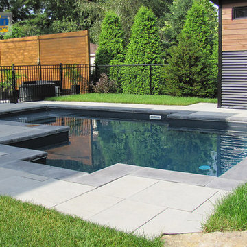 Asymétrique & Zen | Piscine creusée