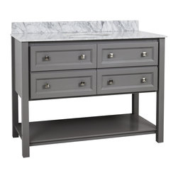 Elements - Transitional Legged Vanity, 48" - Bathroom Vanities And Sink Consoles
