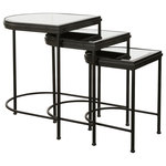 Uttermost - Uttermost India Black Nesting Tables, Set of 3 - Uttermost India Black Nesting Tables, S/3Uttermost's Accent Tables Combine Premium Quality Materials With Unique High-style Design.