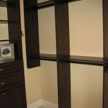 Walk-in Closet in Chocolate Pear
