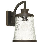 Capital Lighting - Capital Lighting Tory 1 Light Small Outdoor Wall Mount, Oiled Bronze - Part of the Tory Collection