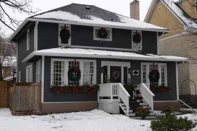 Example of a classic exterior home design in Other