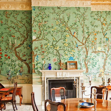 Chinoiserie Hand Painted Wallpaper