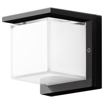 LED Ceiling and Wall Luminaire, Graphite, Large