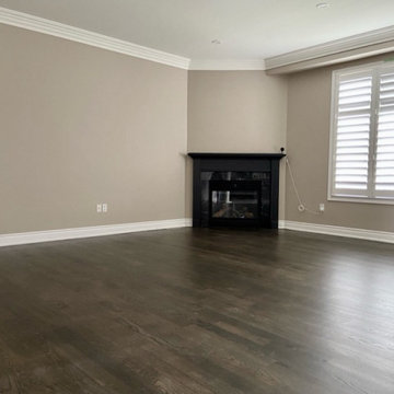Hardwood Floor Refinishing + Staircase Refinishing (Colborne St, Brantford)