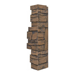 144-36-BRECKENRIDGE DEEP WIDE STACKED CORNER 36"H X 11"W X 1 1/4"D - Wall Panels