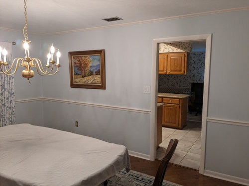 Remove wall between kitchen and dining?