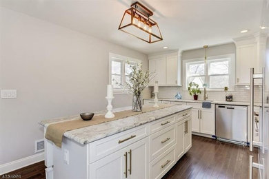 Kitchen - transitional kitchen idea in New York