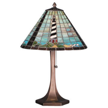21" The Lighthouse on Capeatteras Table Lamp
