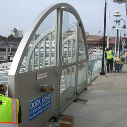 During installation of the new security gate. - Home Fencing And Gates