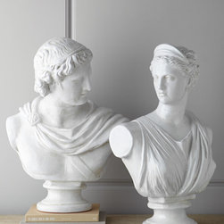 Global Views Apollo & Diana Busts - Artwork