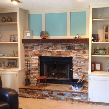 Good-bye 80's Built-in Shelving Unit- Patterson