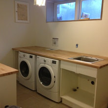 basement laundry