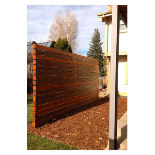 wood slat privacy screens outdoor