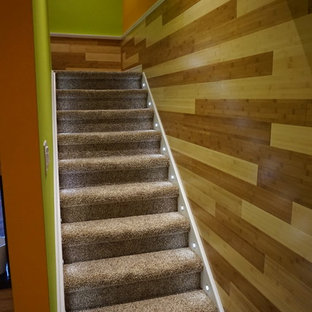 Heltäckningsmatta trappa