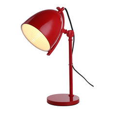 red reading lamp