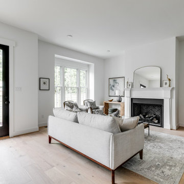 Living Room with Cozy Fireplace