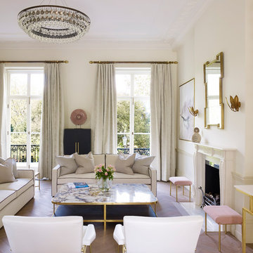 Transitional Living Room