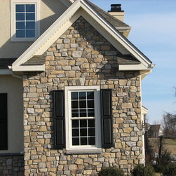 QuarryCut Stone - 60%Brown 20%Dark 20%Split Field - Squares & Strips - Siding And Stone Veneer