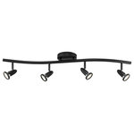 Access Lighting - Cobra, 4-Light LED Wall/Ceiling Spotlight Bar, Black, Replaceable LED - Access Lighting is a contemporary lighting brand in the home-furnishings marketplace.  Access brings modern designs paired with cutting-edge technology, at reasonable prices.