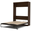 89.10 in. Queen Wall Bed in Chocolate
