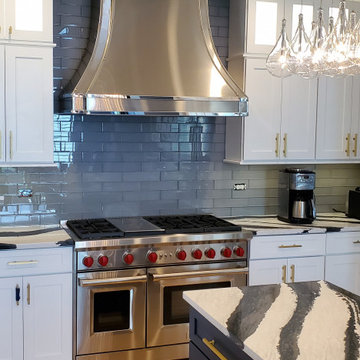 Stainless Steel Range Hood with High Polished Stainless Steel trims