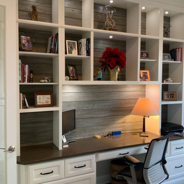 Classic Home Office with Rustic Accents
