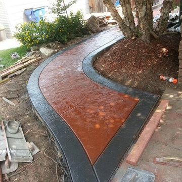 Decorative Concrete Sidewalk - Wichita, KS